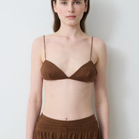 Wool triangle Bra