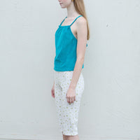 【NEW】Flower Dots Capri Leggings