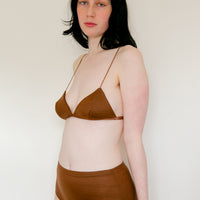 Wool triangle Bra