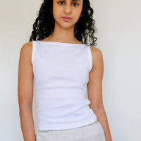【NEW】Boat Neck Tanktop