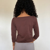 【NEW】Cotton 3/4 Sleeve Tee
