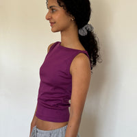 【NEW】Boat Neck Tanktop