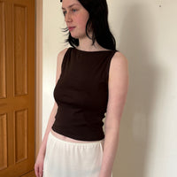 【NEW】Boat Neck Tanktop