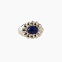 【NEW】Flower Stone Ring(Lapis lazuli)