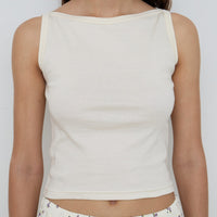 【NEW】Boat Neck Tanktop