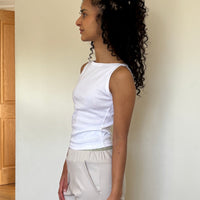 【NEW】Boat Neck Tanktop