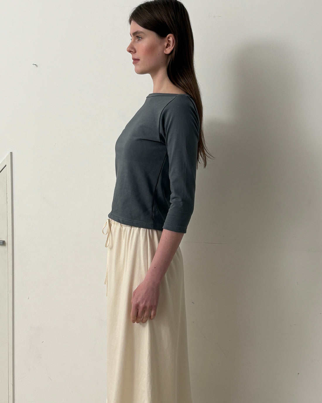 【NEW】Cotton 3/4 Sleeve Tee