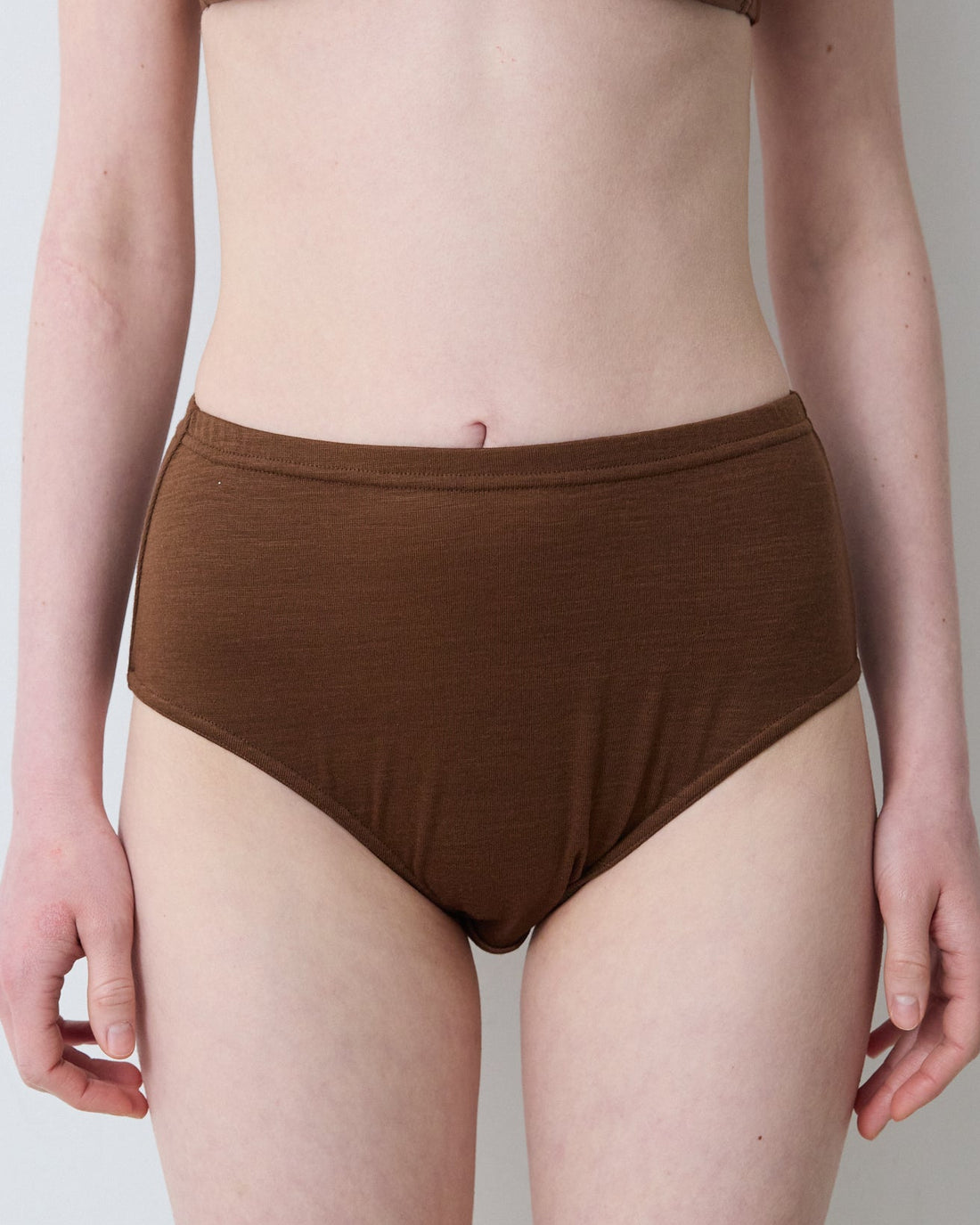 Wool high-waist Shorts