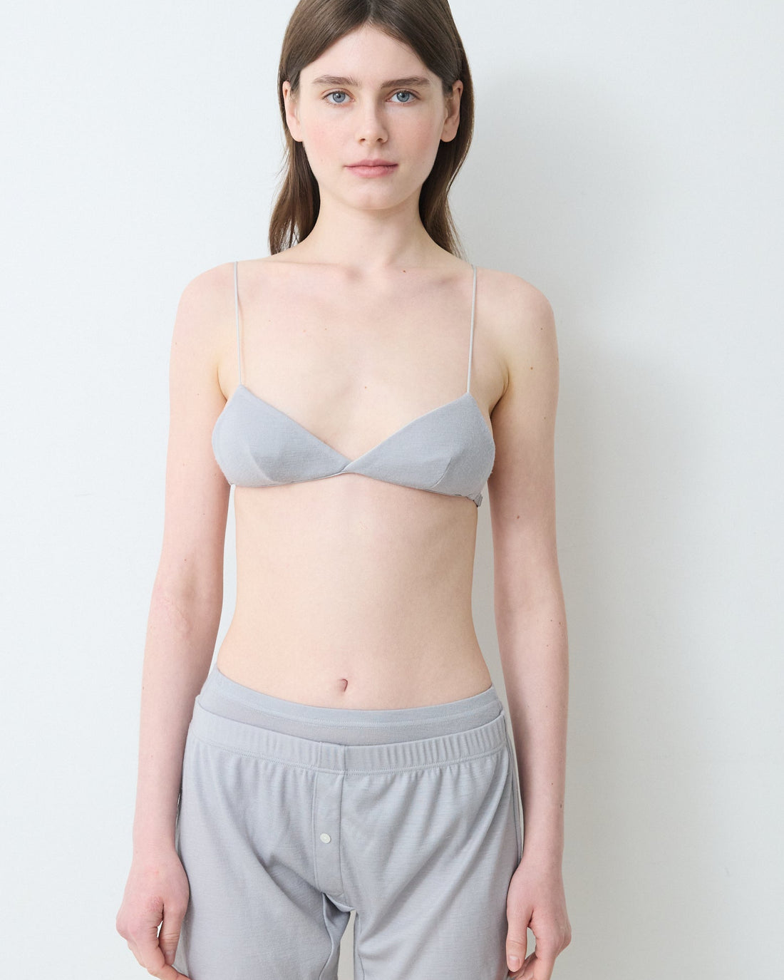 Wool triangle Bra