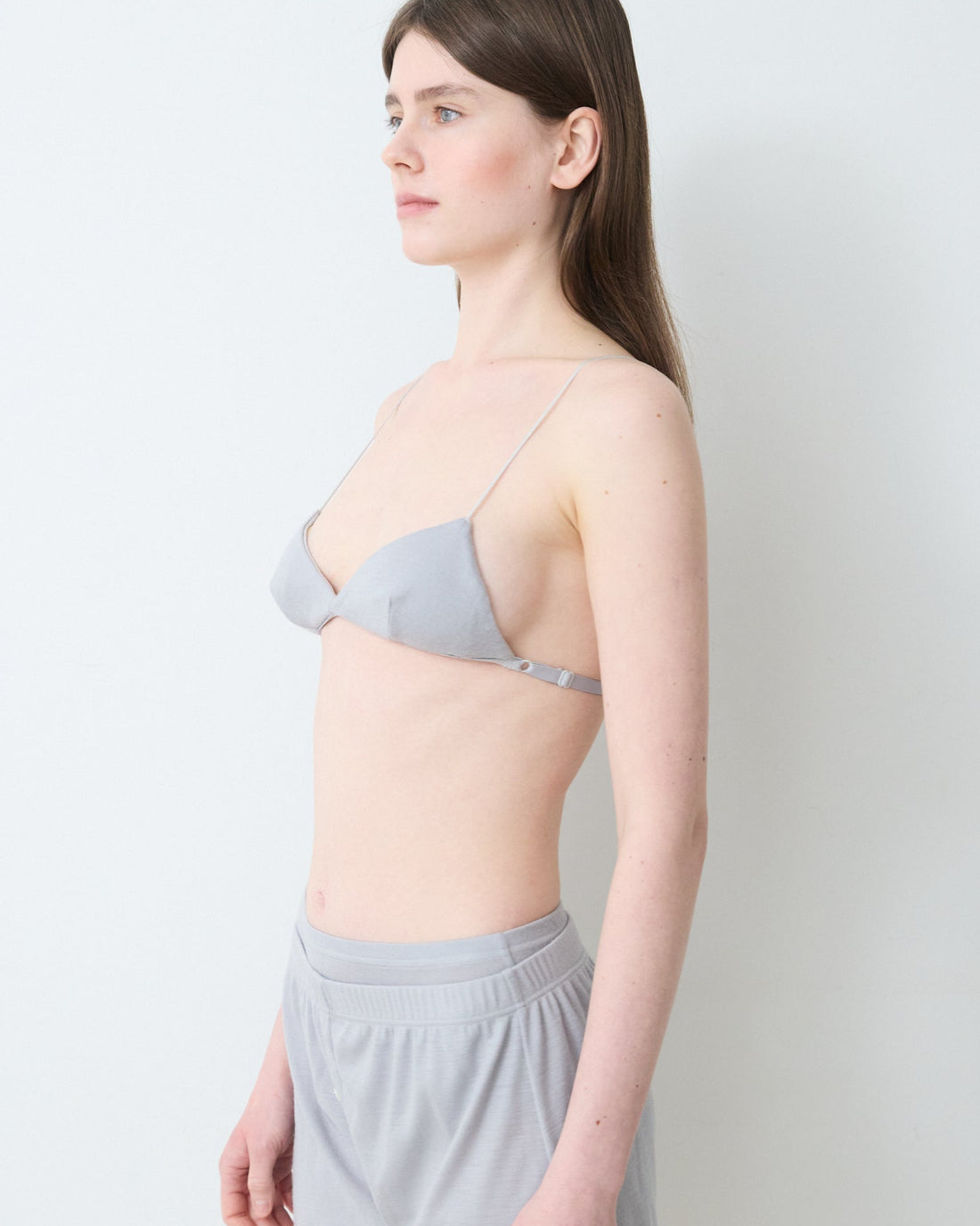 Wool triangle Bra