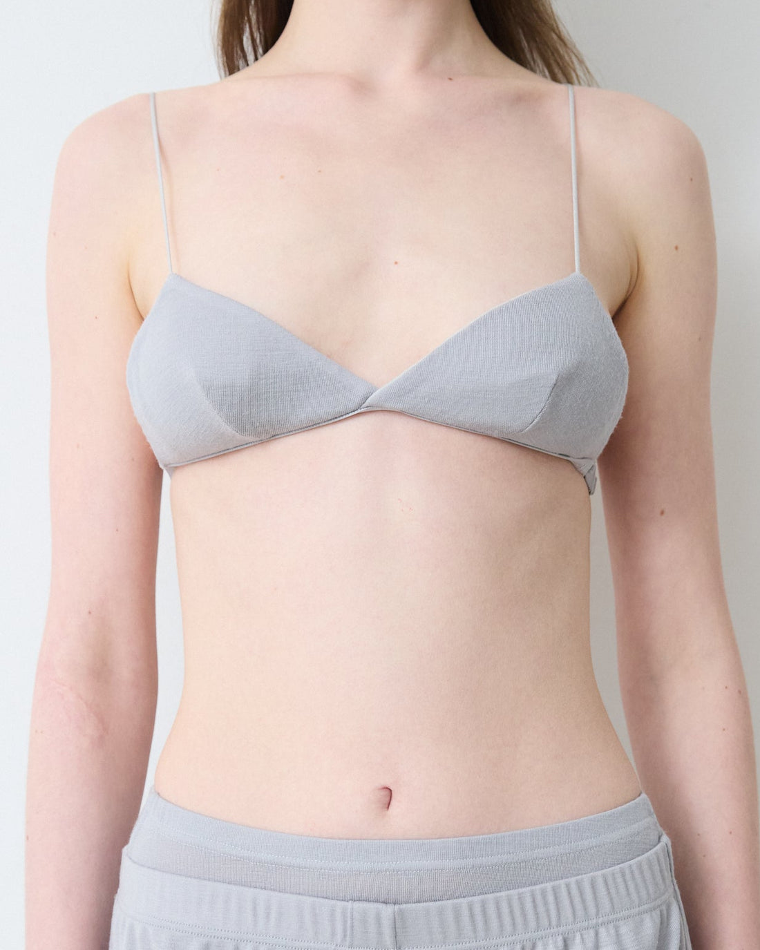 Wool triangle Bra