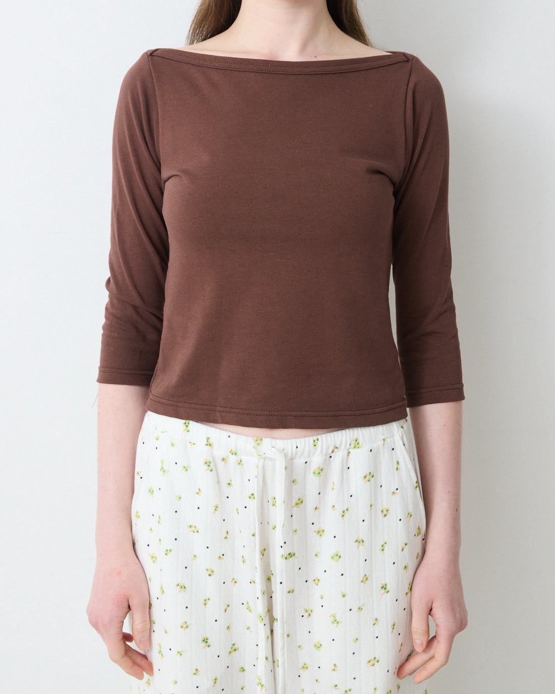 【NEW】Cotton 3/4 Sleeve Tee