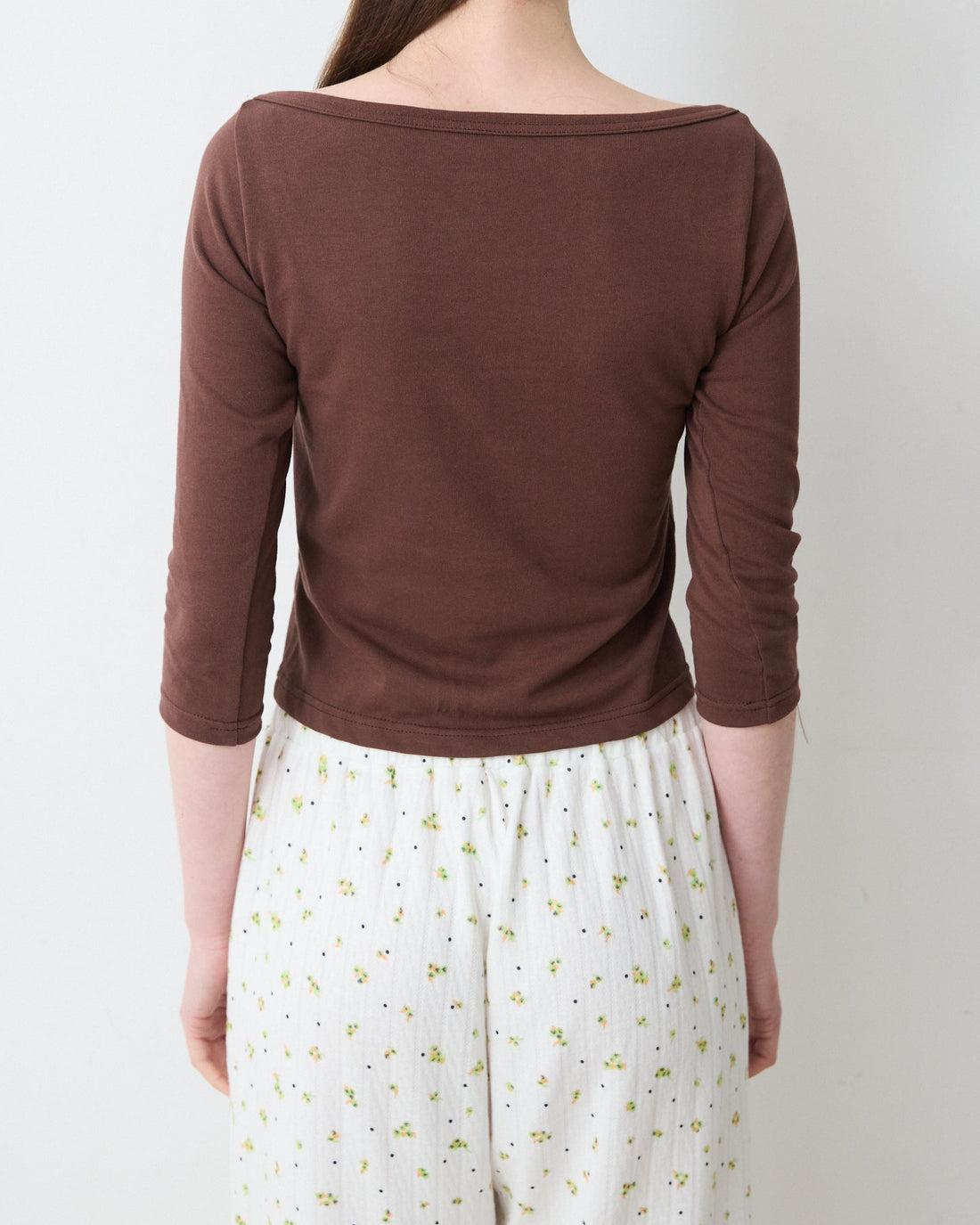 【NEW】Cotton 3/4 Sleeve Tee