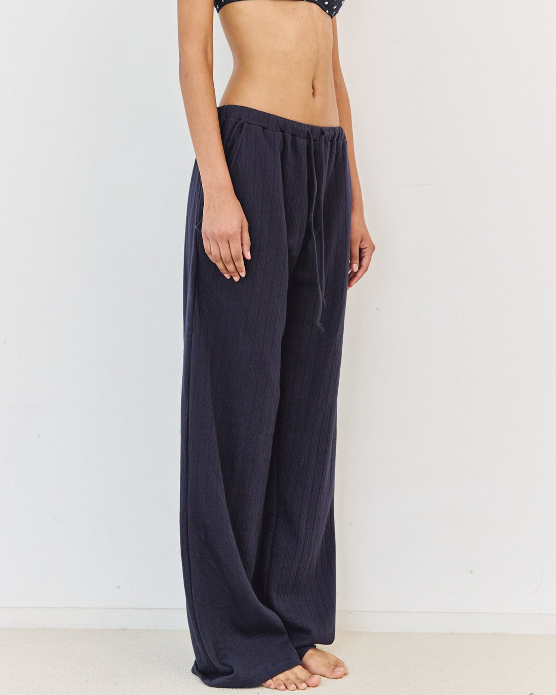 Eyelet knit Easy Pants