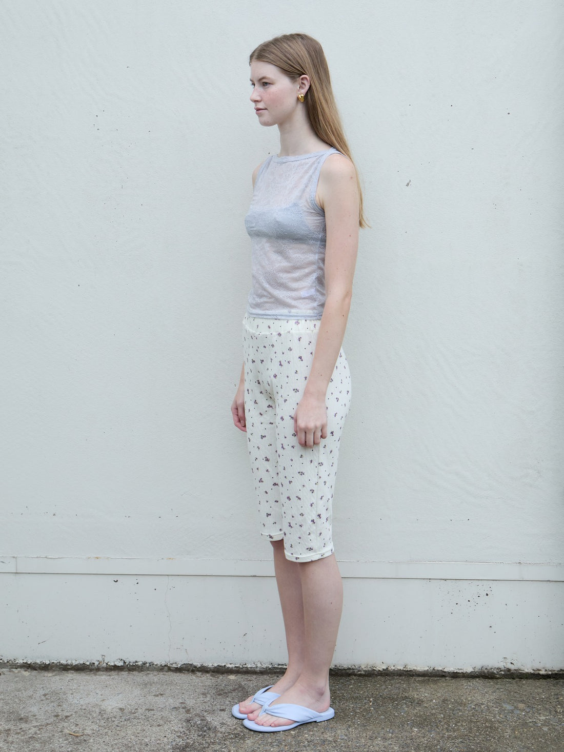 【NEW】Lace Boat Neck TankTop