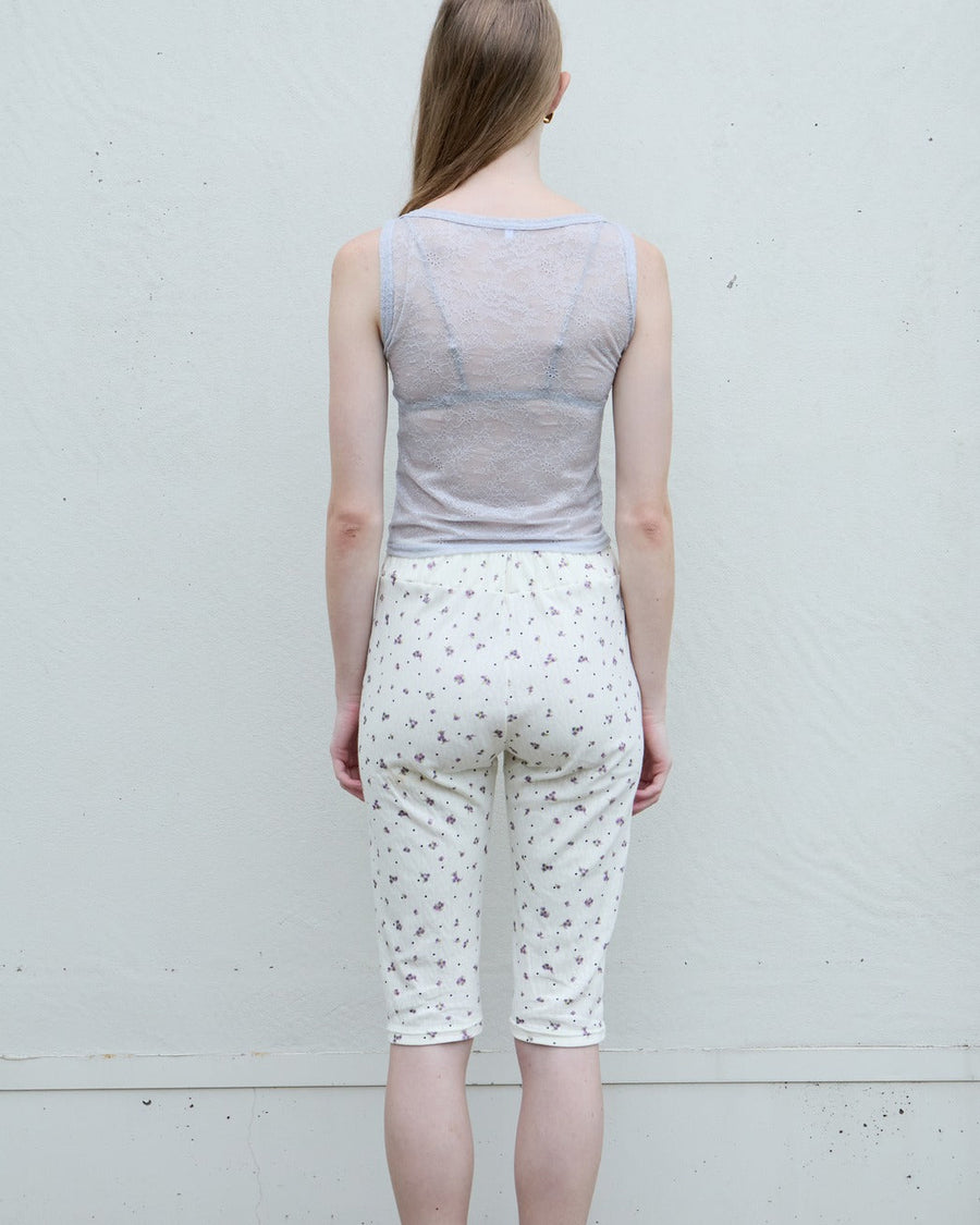 NEW】Flower Dots Capri Leggings – draw