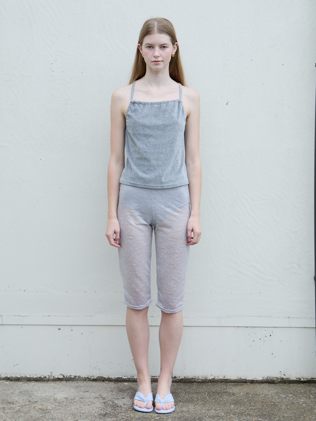 【NEW】Velour 2way Tops