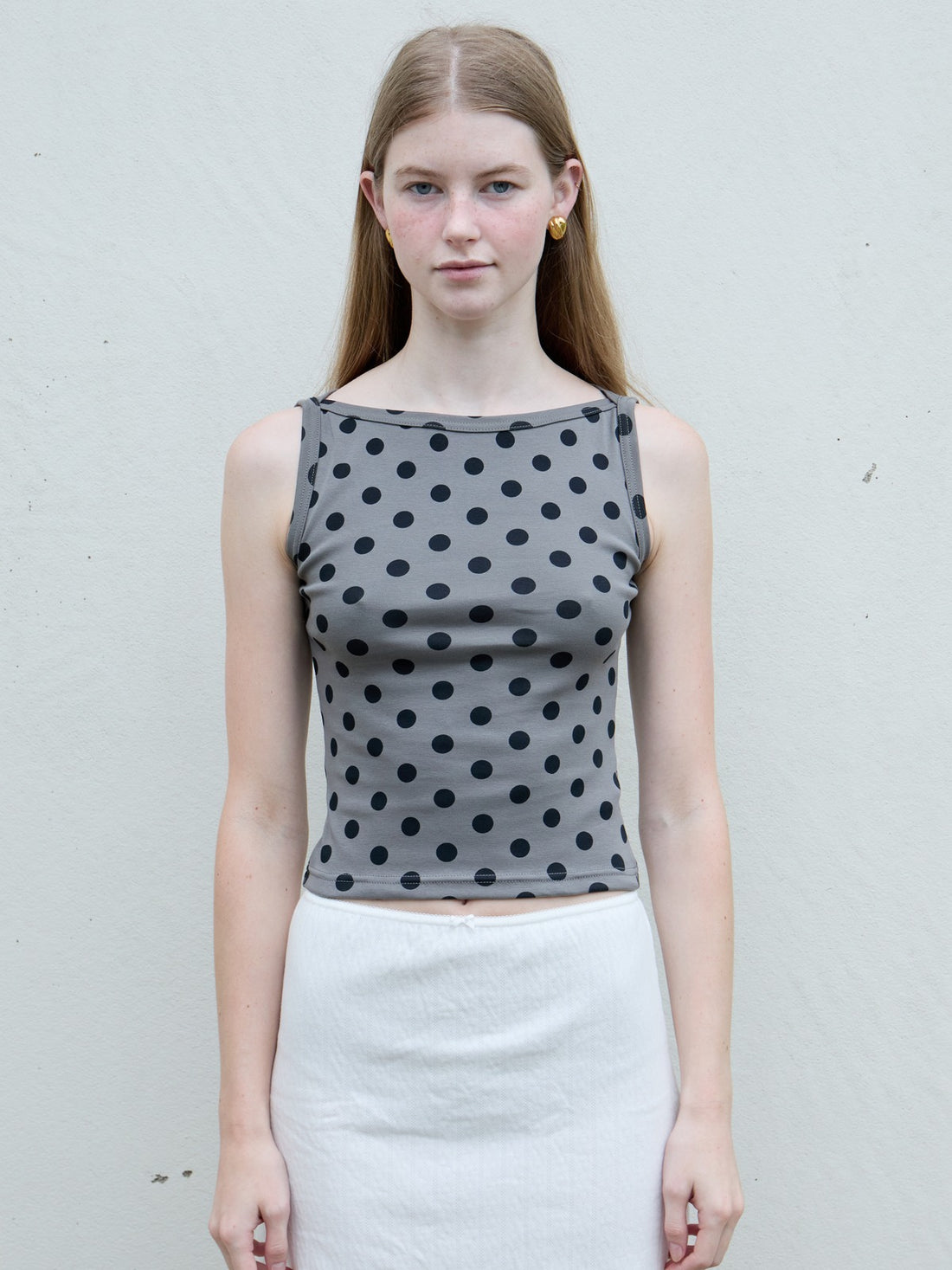 【NEW】Boat Neck Tanktop