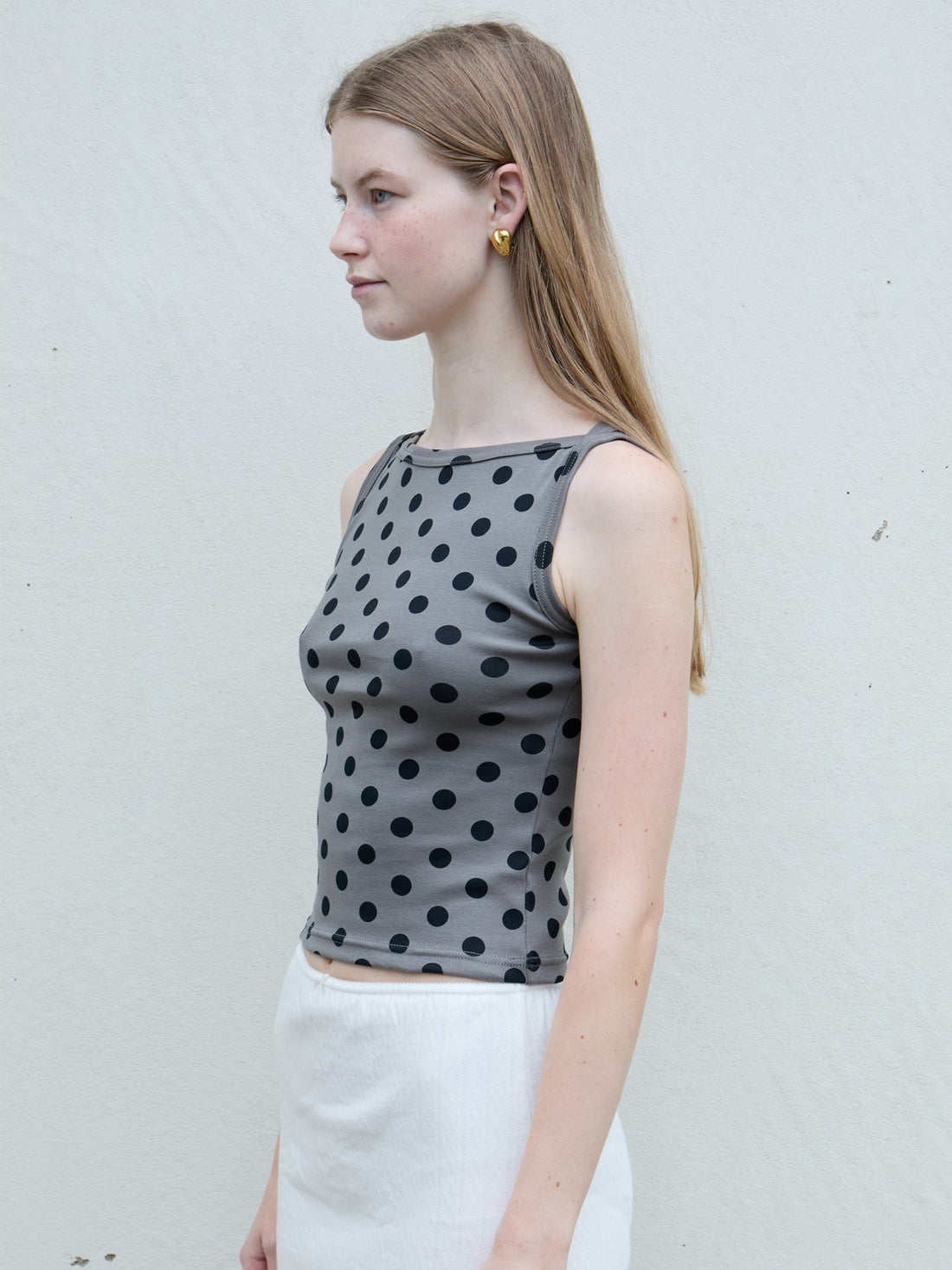 【NEW】Boat Neck Tanktop
