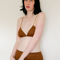 Wool triangle Bra