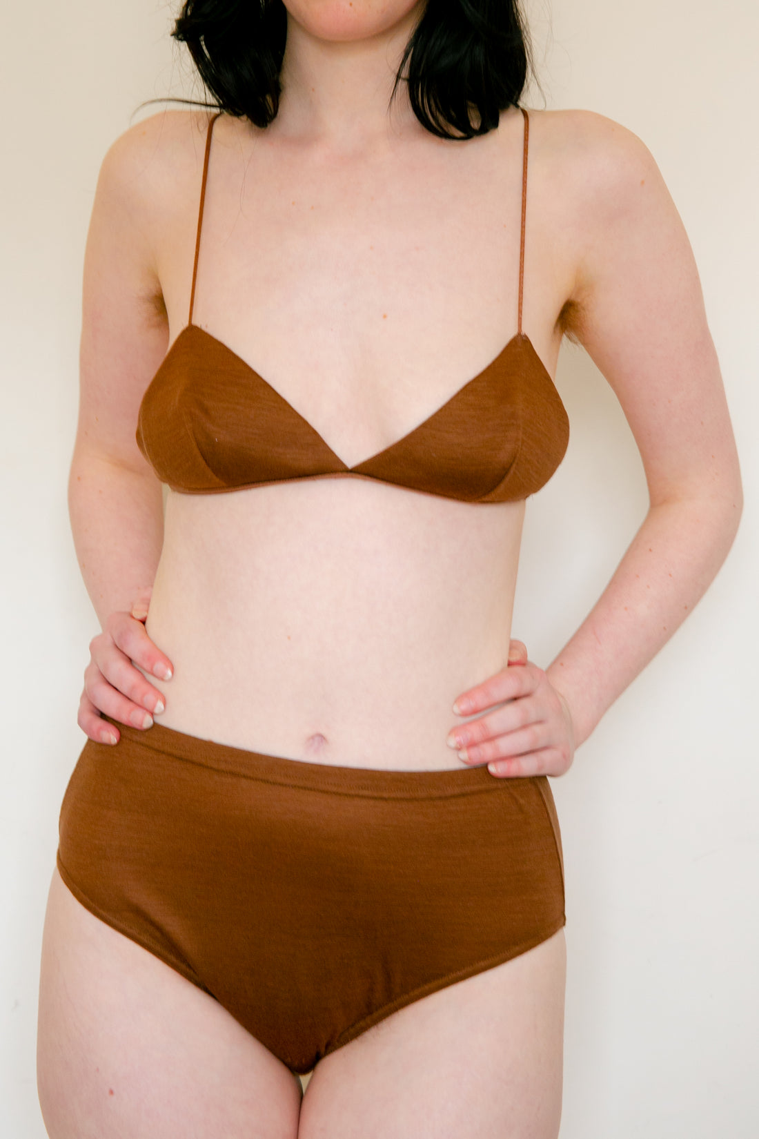 Wool high-waist Shorts