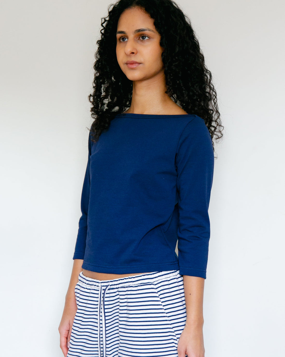 【NEW】Cotton 3/4 Sleeve Tee