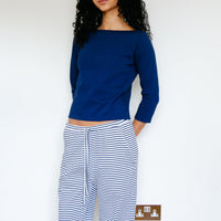 【NEW】Cotton 3/4 Sleeve Tee