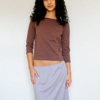 【NEW】Cotton 3/4 Sleeve Tee