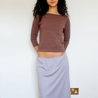 【NEW】Cotton 3/4 Sleeve Tee