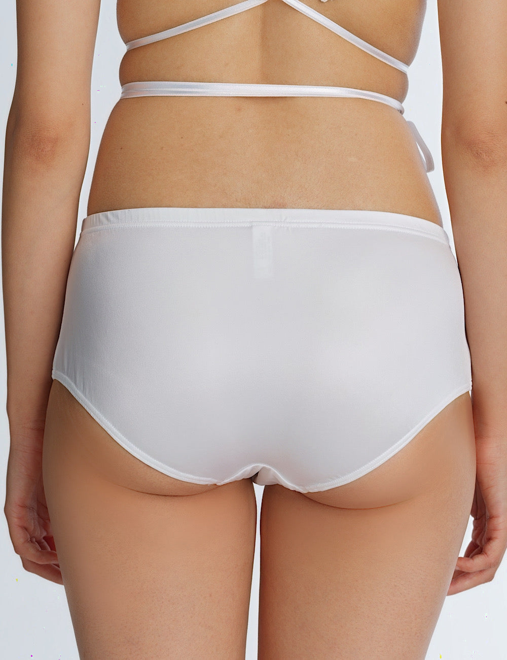 "D"Logo Satin Boxer Shorts