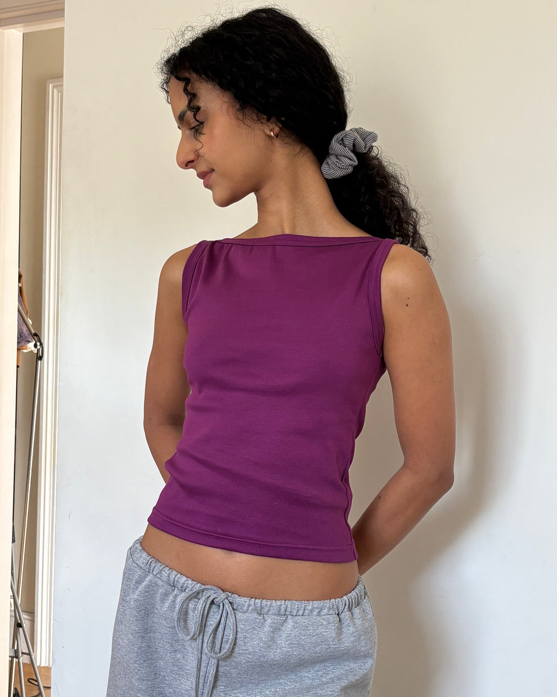 【NEW】Boat Neck Tanktop