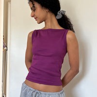 【NEW】Boat Neck Tanktop
