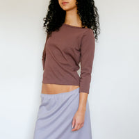 【NEW】Cotton 3/4 Sleeve Tee