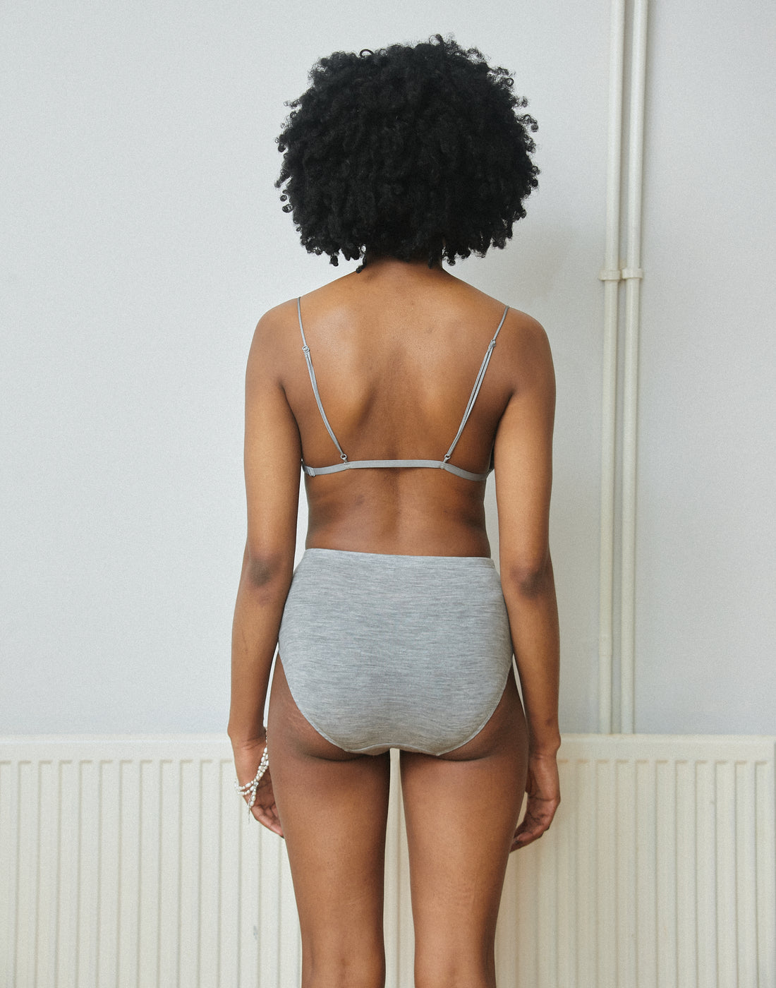 Wool high-waist Shorts
