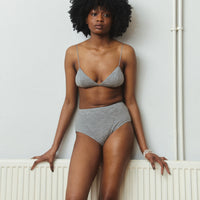 Wool triangle Bra