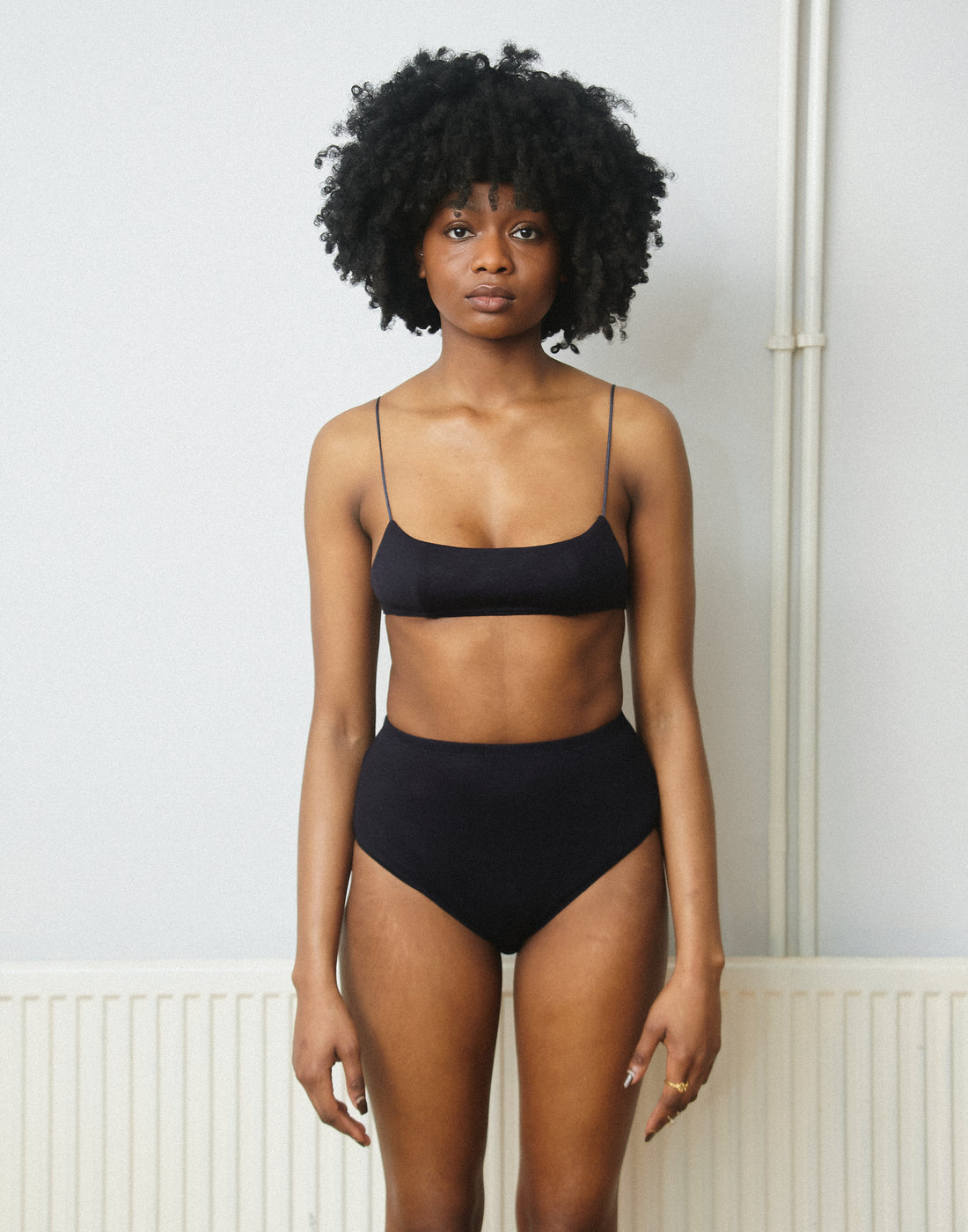 Wool high-waist Shorts