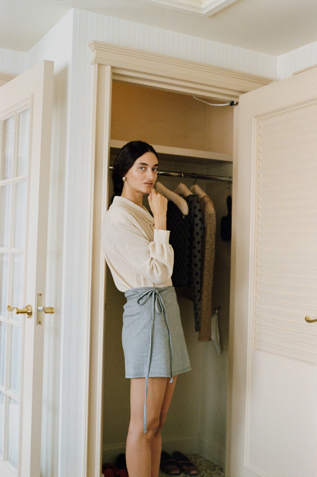 Cotton Wrap skirt
