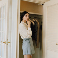 Cotton Wrap skirt