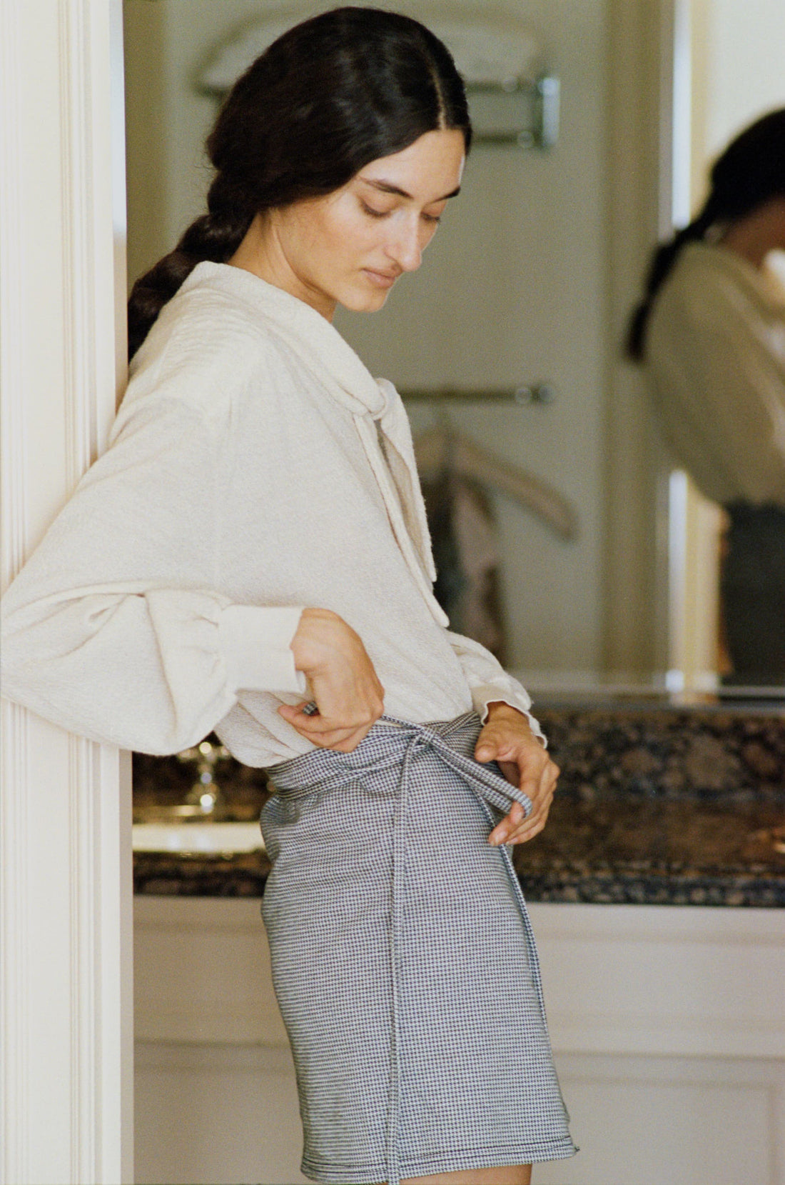 Cotton Wrap skirt