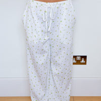 Flower Dots Cotton Easy Pants