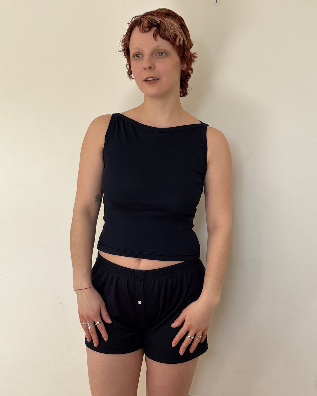 【NEW】Boat Neck Tanktop