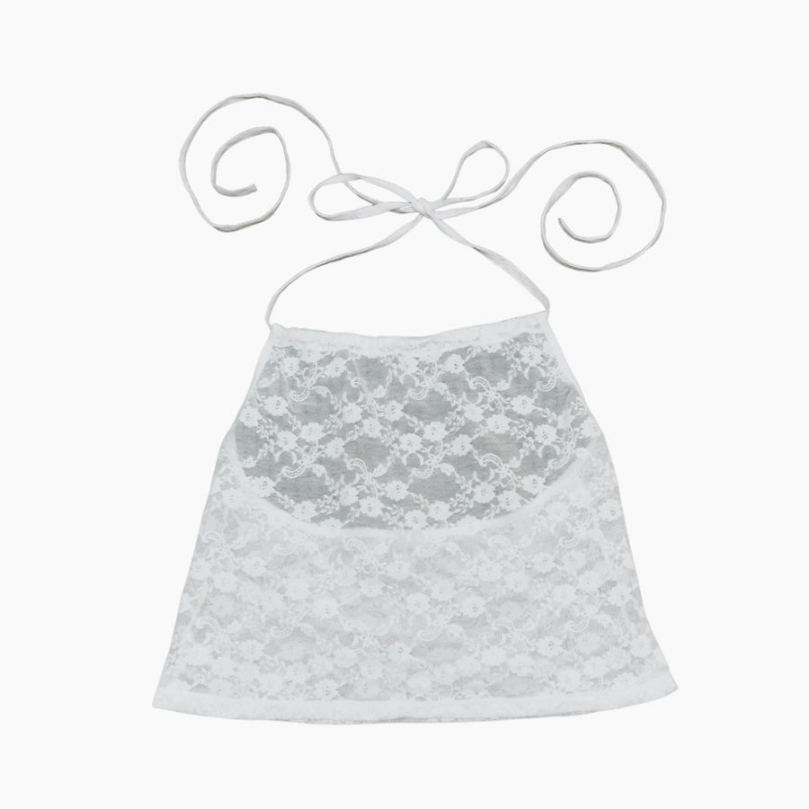 【新品未使用】Draw drawers Lace 2way Tops ホワイト Lace 2way Tops – draw