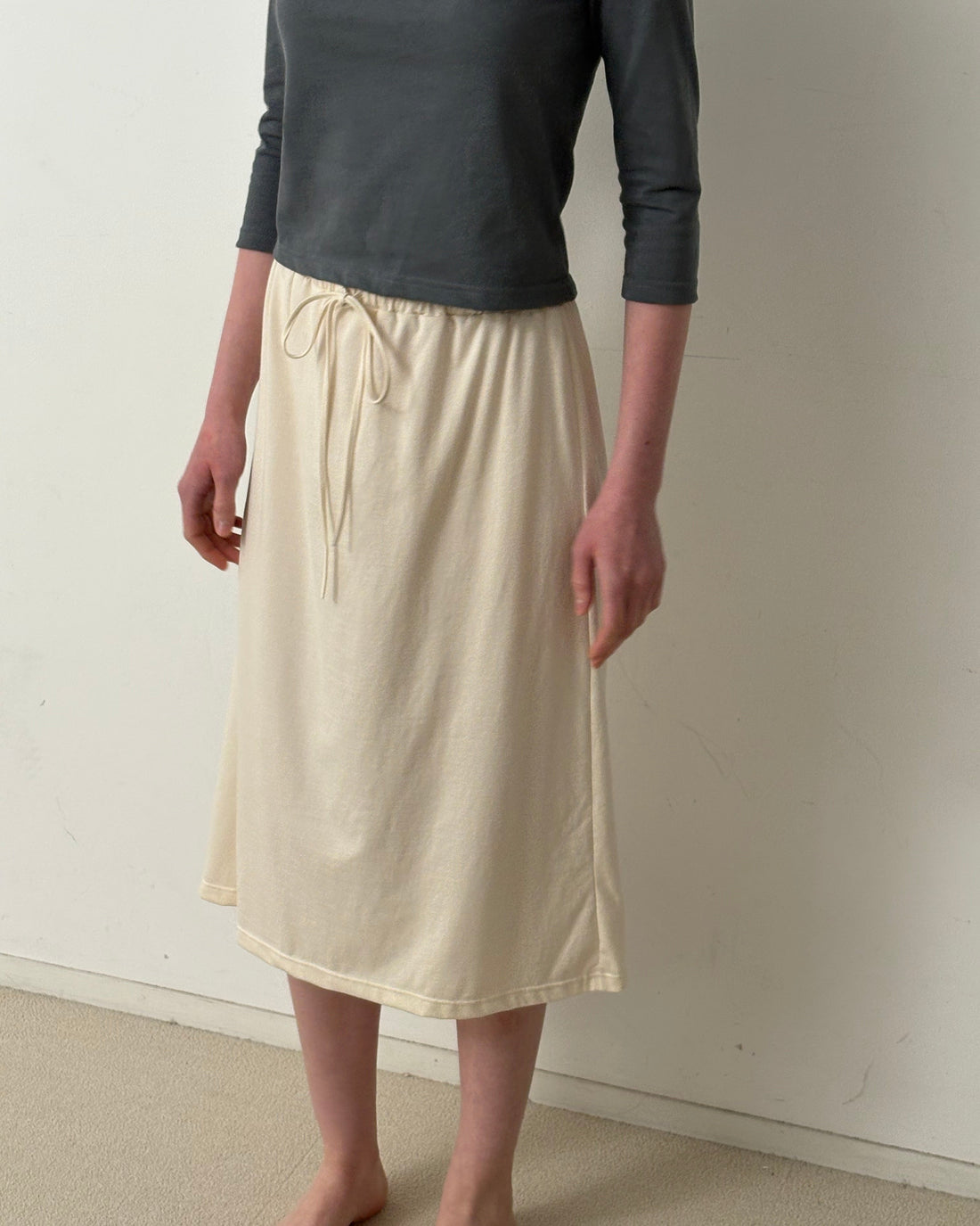 【NEW】Cotton Long Skirt