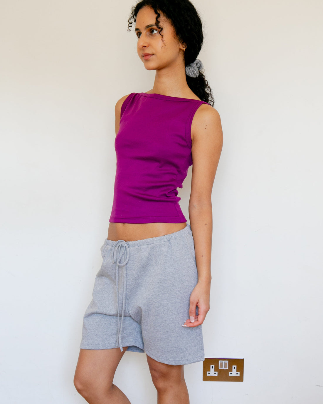 【NEW】Boat Neck Tanktop