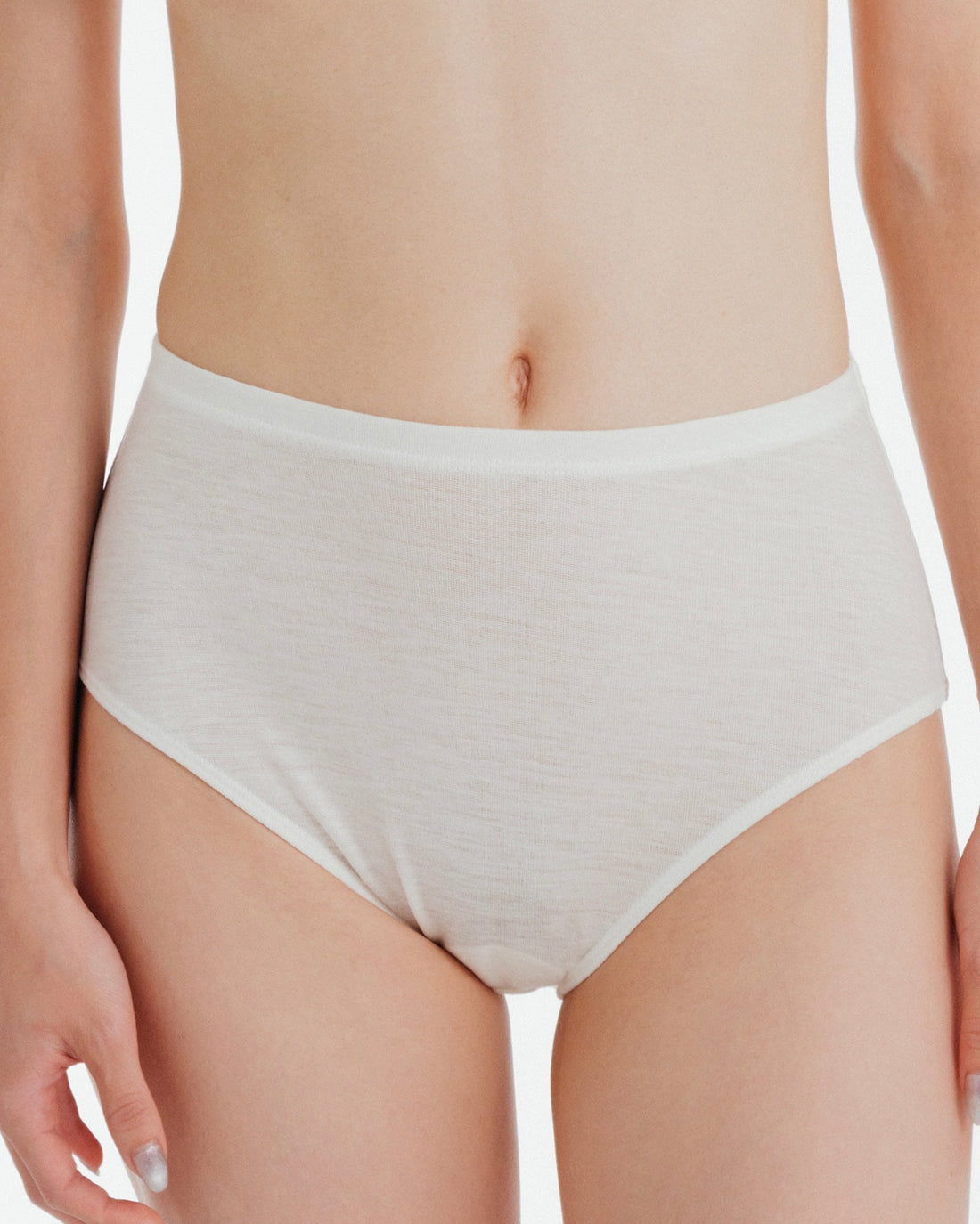 Wool high-waist Shorts