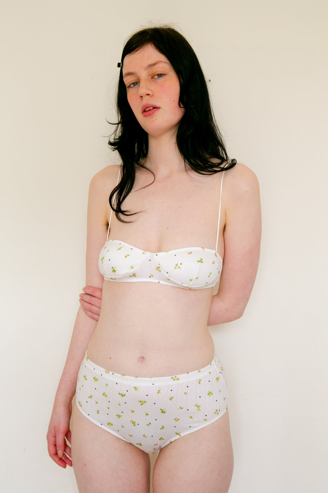 【NEW】Flower Dots Bra