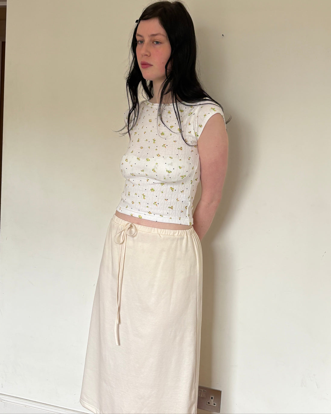 【NEW】Cotton Long Skirt