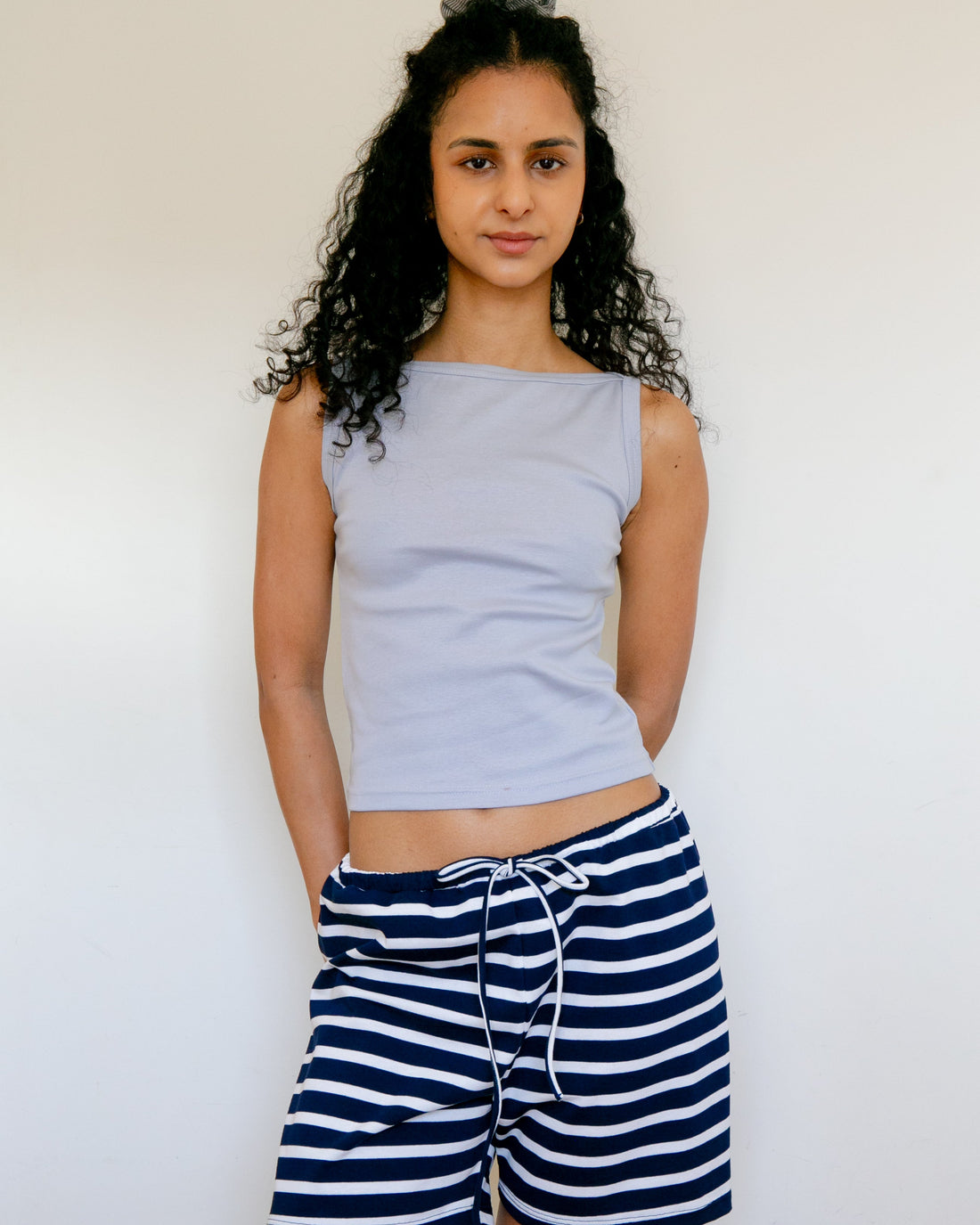 【NEW】Boat Neck Tanktop