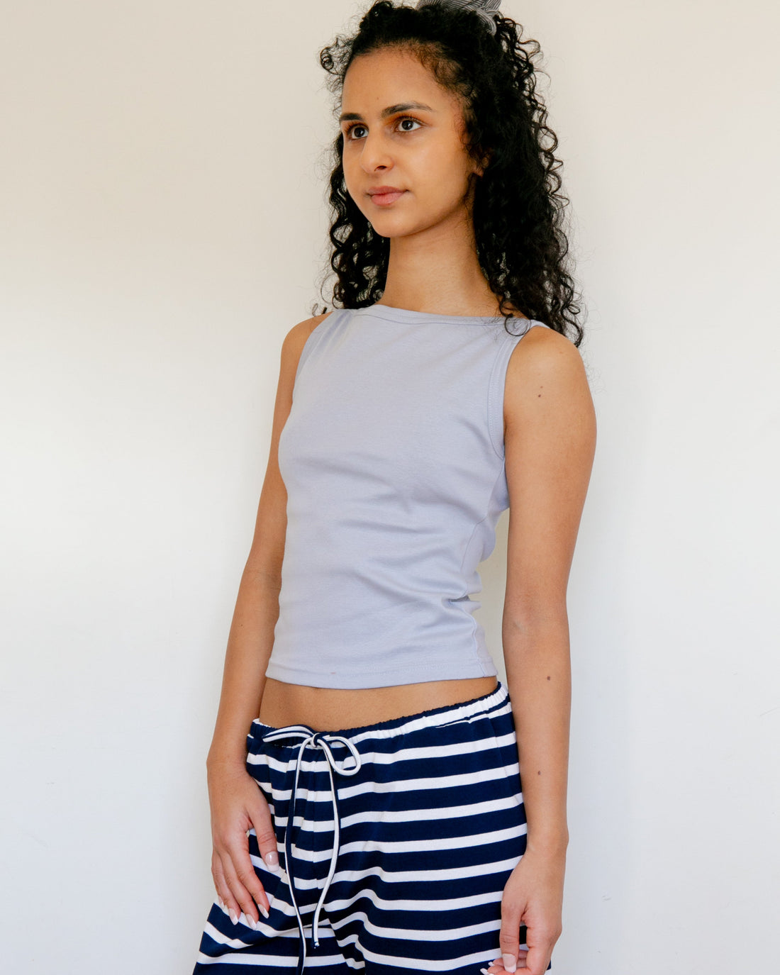 【NEW】Boat Neck Tanktop