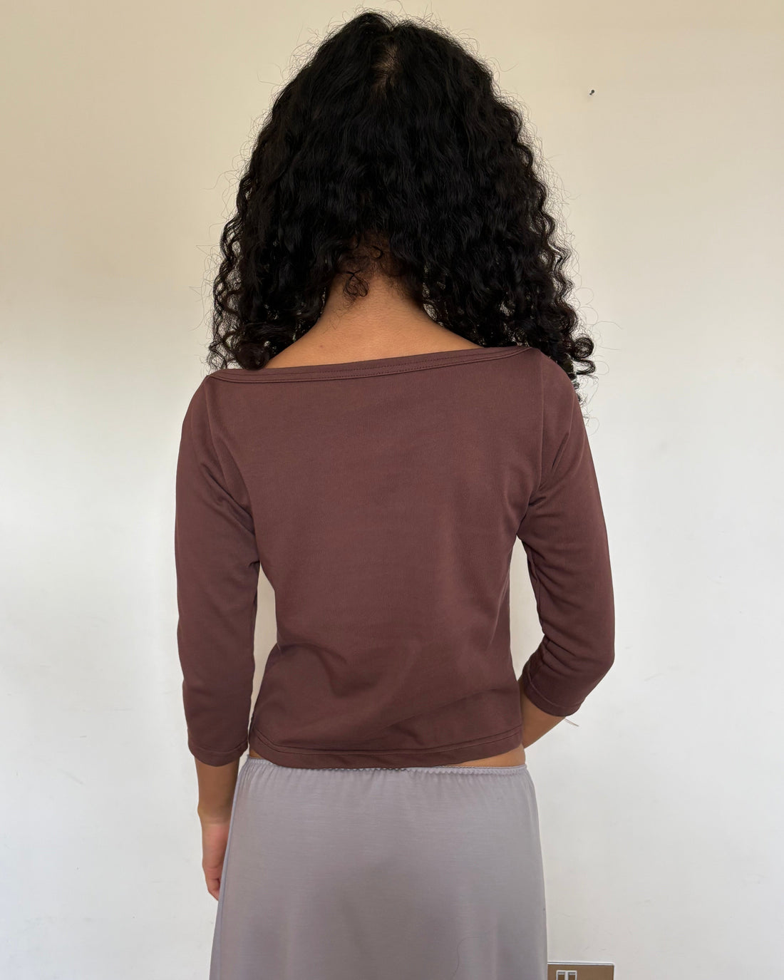 【NEW】Cotton 3/4 Sleeve Tee